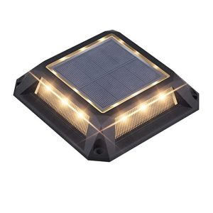 Quntis Solar Deck Lights. Heavy Duty Solar Powered Ground Lights. IP65 Waterproof Outdoor Lighting for Deck and Pathway